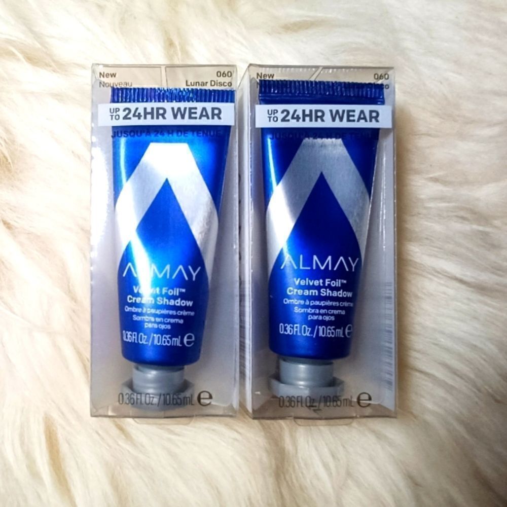 Revlon Almay NEW Velvet Foil Cream Shadows Duo